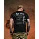 Тактична футболка SELION АК-74 black РН2540