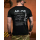 Тактична футболка SELION АК-74 black РН2540