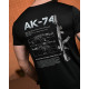 Тактична футболка SELION АК-74 black РН2540