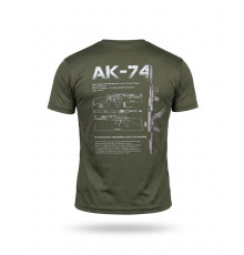 Тактична футболка SELION АК-74 олива РН2541