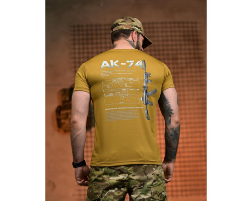Тактична футболка SELION АК-74 кайот РН2542