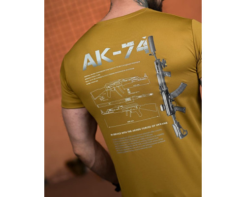 Тактична футболка SELION АК-74 кайот РН2542