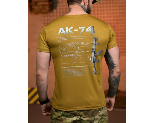 Тактична футболка SELION АК-74 кайот РН2542