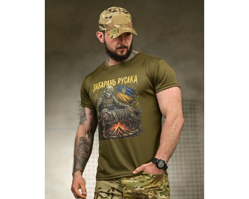 Тактична футболка BORN OF WAR забарань русака олива РН2547