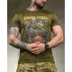 Тактична футболка BORN OF WAR забарань русака олива РН2547