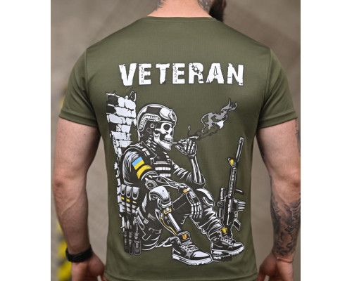 Тактична футболка SELION Veteran oliva ДЛ7221