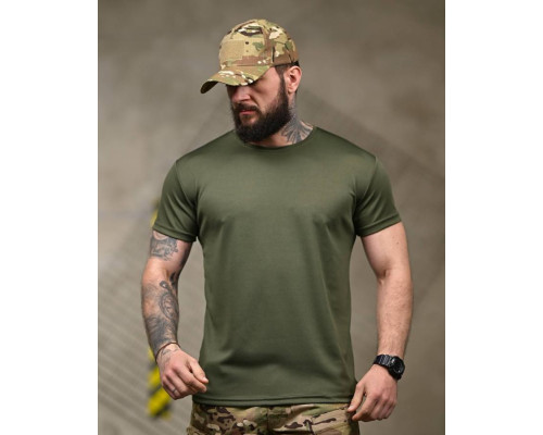 Тактична футболка SELION Veteran oliva ДЛ7221
