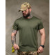 Тактична футболка SELION Veteran oliva ДЛ7221