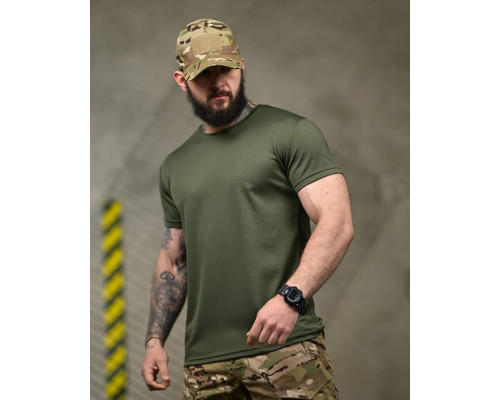 Тактична футболка SELION Veteran oliva ДЛ7221