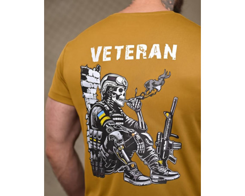 Тактична футболка SELION Veteran cayot ДЛ7221