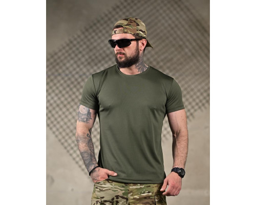 Тактична футболка SELION Gun oliva РГ6160