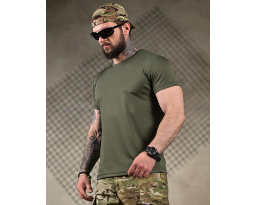 Тактична футболка SELION Gun oliva РГ6160