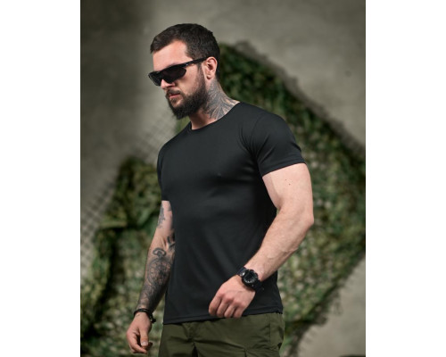 Тактична футболка SELION Veteran black ТР6929