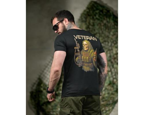 Тактична футболка SELION Veteran black ТР6929