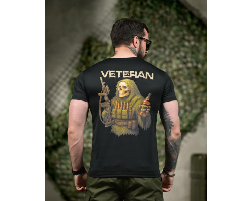 Тактична футболка SELION Veteran black ТР6929