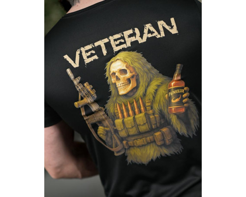 Тактична футболка SELION Veteran black ТР6929