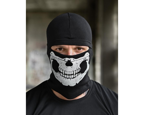 Балаклава Skull чорна ТР6935