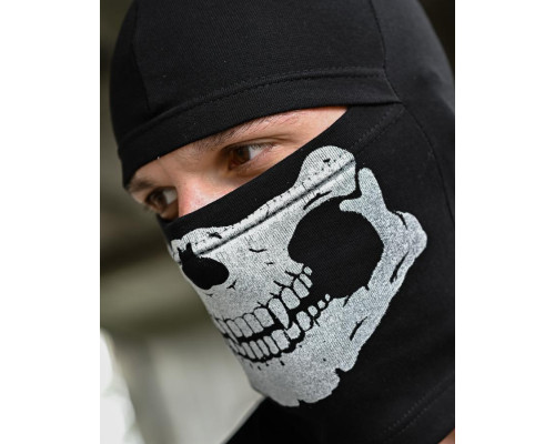 Балаклава Skull чорна ТР6935