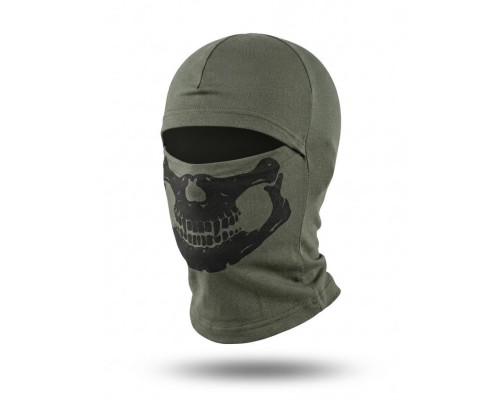 Балаклава Skull олива ТР6936