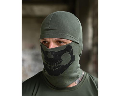 Балаклава Skull олива ТР6936