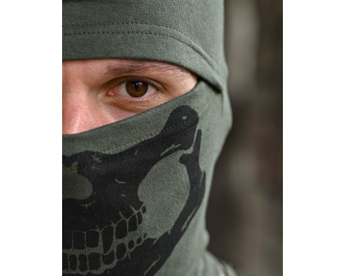 Балаклава Skull олива ТР6936