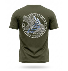 Tactical t-shirt SELION runes oliva TR6948