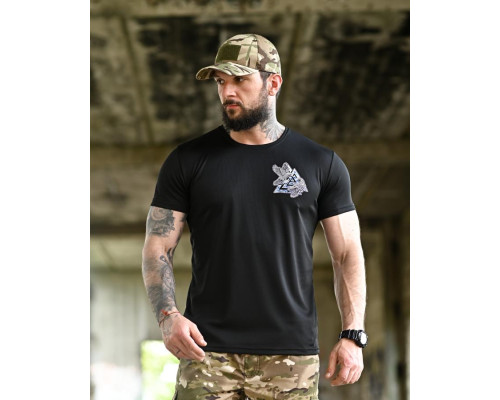 Тактична футболка SELION руни black ТР6949