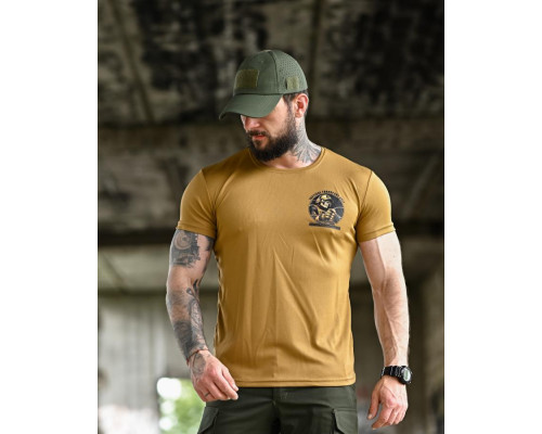 Тактична футболка SELION водій coyot ТР6951
