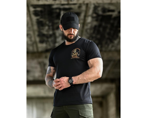 Тактична футболка SELION водій black ТР6952
