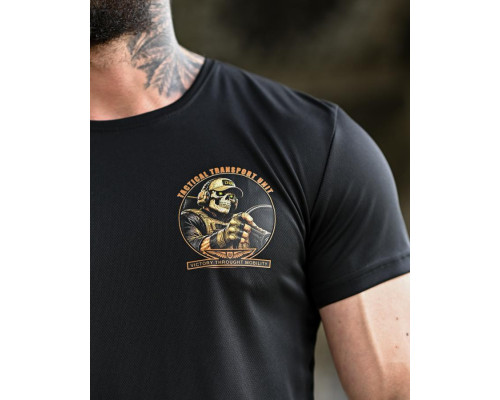 Тактична футболка SELION водій black ТР6952