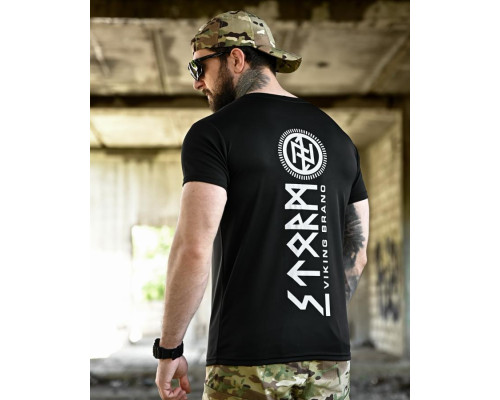 Тактична футболка BORN OF WAR Viking black ВТ4625