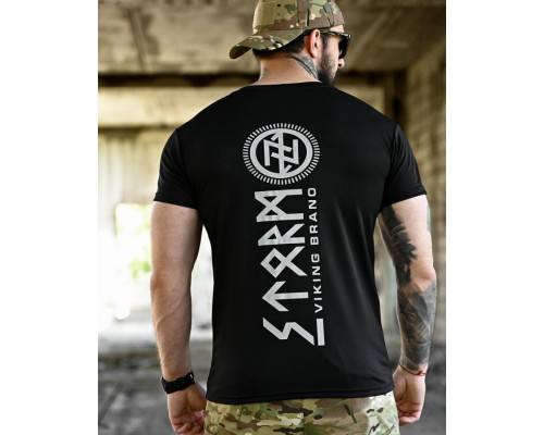 Тактична футболка BORN OF WAR Viking black ВТ4625