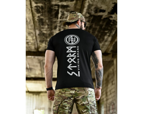 Тактична футболка BORN OF WAR Viking black ВТ4625