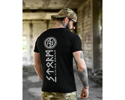 Тактична футболка BORN OF WAR Viking black ВТ4625