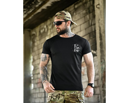 Тактична футболка BORN OF WAR Defense black ВТ4631