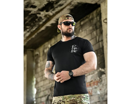 Тактична футболка BORN OF WAR Defense black ВТ4631