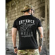 Тактична футболка BORN OF WAR Defense black ВТ4631