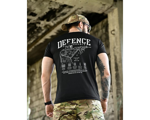 Тактична футболка BORN OF WAR Defense black ВТ4631