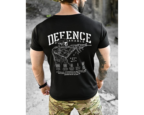 Тактична футболка BORN OF WAR Defense black ВТ4631