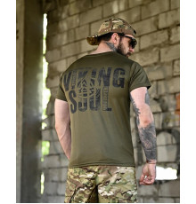 Футболка BORN OF WAR Viking soul oliva ВТ4633