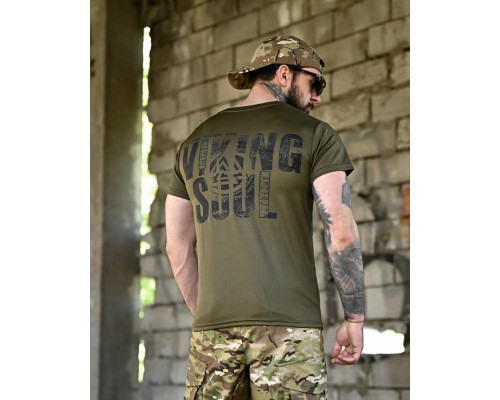 Футболка BORN OF WAR Viking soul oliva ВТ4633
