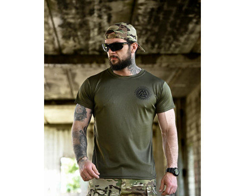 Футболка BORN OF WAR Viking soul oliva ВТ4633