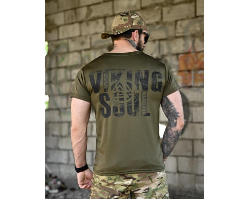 Футболка BORN OF WAR Viking soul oliva ВТ4633