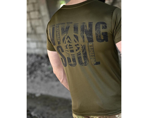 Футболка BORN OF WAR Viking soul oliva ВТ4633