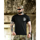 Футболка BORN OF WAR welcome to Ukraine black ВТ4637