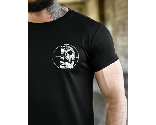 Футболка BORN OF WAR welcome to Ukraine black ВТ4637