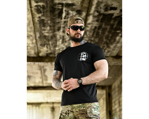 Футболка BORN OF WAR welcome to Ukraine black ВТ4637