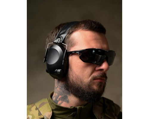 Активні тактичні навушники Tactical 6S black ВТ4666