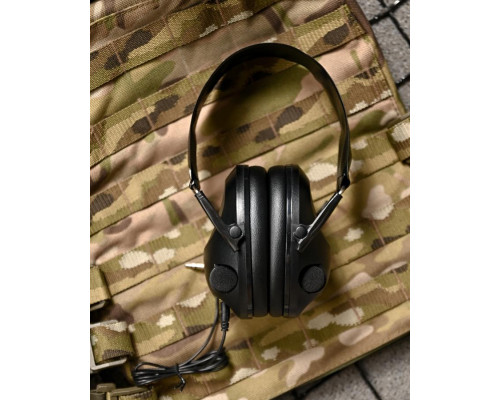 Активні тактичні навушники Tactical 6S black ВТ4666