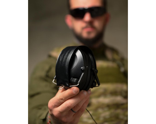 Активні тактичні навушники Tactical 6S black ВТ4666